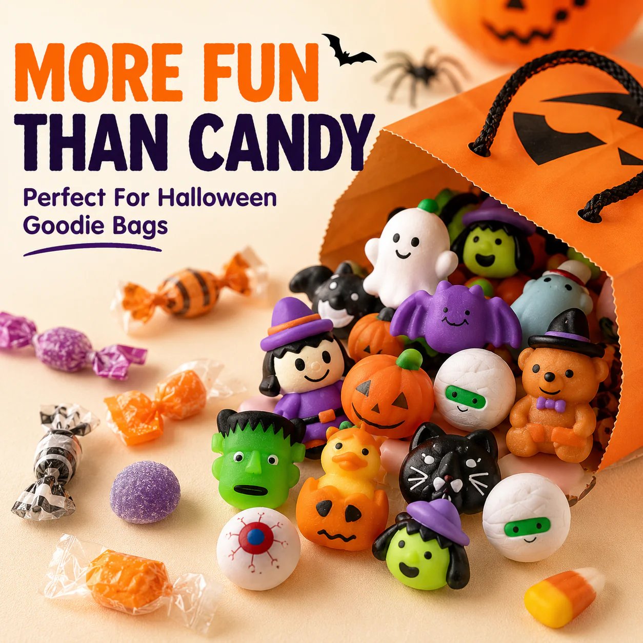 🎃 30PCS Halloween Mochi Squishy Toys