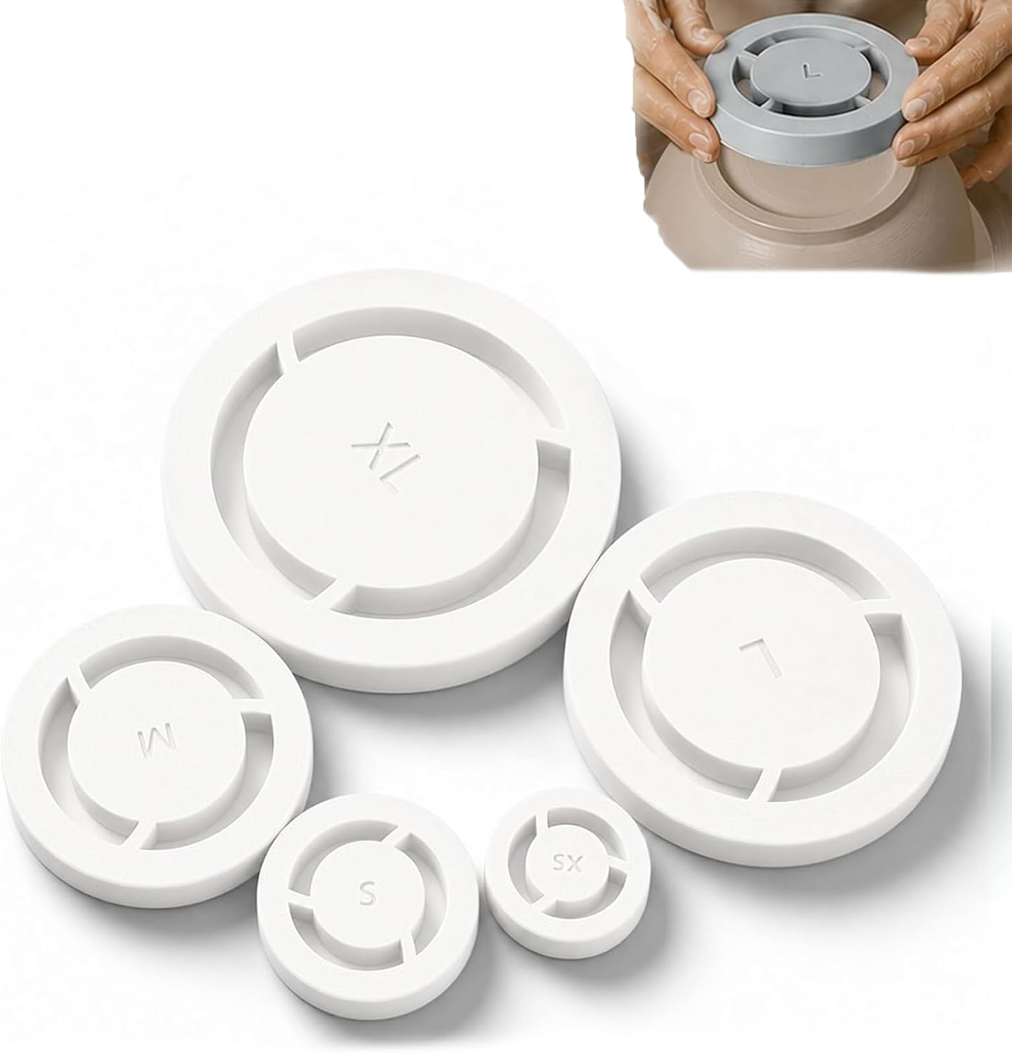 Pottery Foot Ring Tool Set
