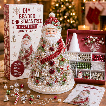 🎄✨ DIY Beaded Christmas Tree Craft Kit