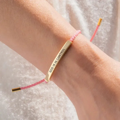 💖✨ Inspirational Bracelet “God is in control”🎁