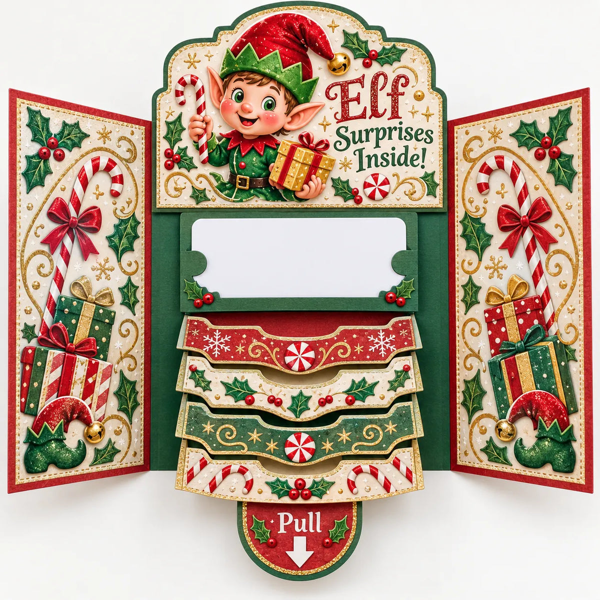 🎅🎁 New 2026 Waterfall Christmas Gift Card Booklet