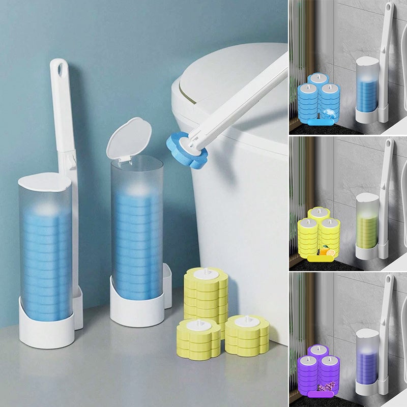🚽💦Hands-Free Cleaning Gadget🧽Disposable toilet cleaning tool