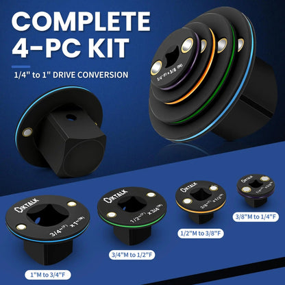 2026 Upgraded Low Profile Impact Socket Adapter Set