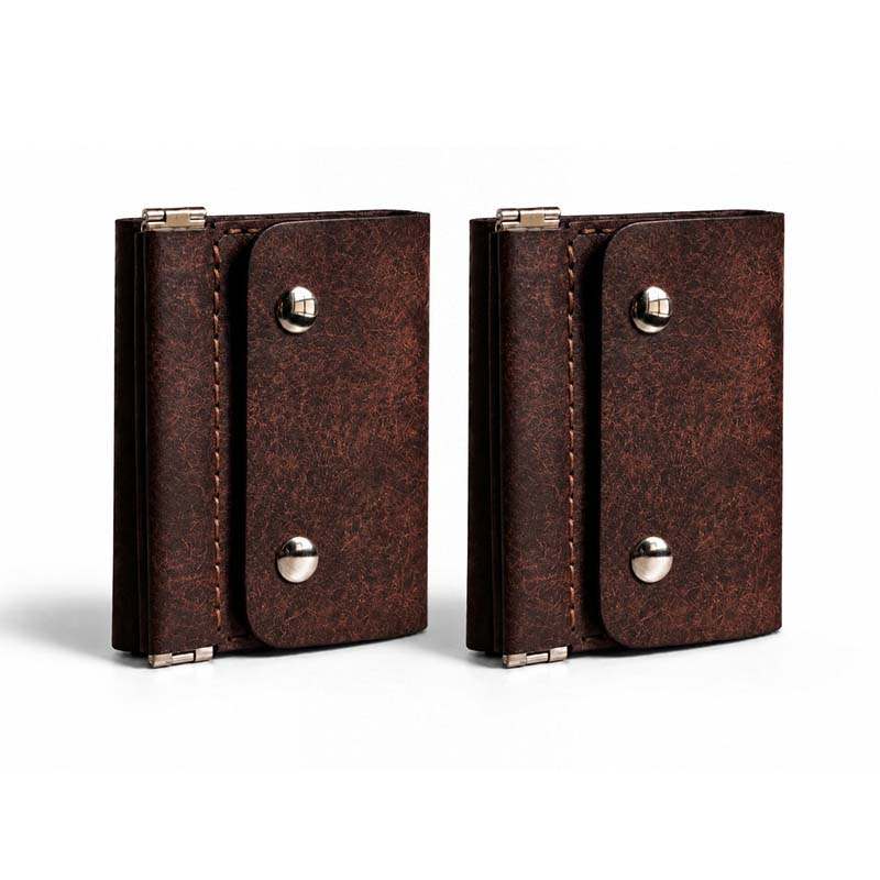 Compact Leather Trifold Wallet