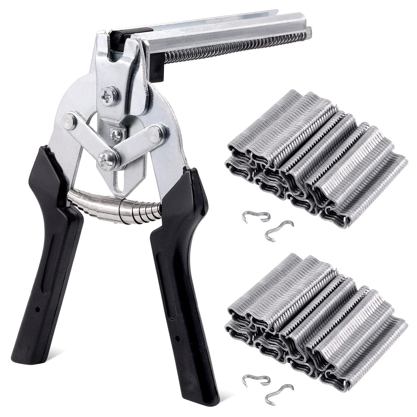 TYIIPLUS™ M-Type Hog Ring Pliers Kit – Semi-Automatic Spring-Loaded Fence & Cage Repair Tool