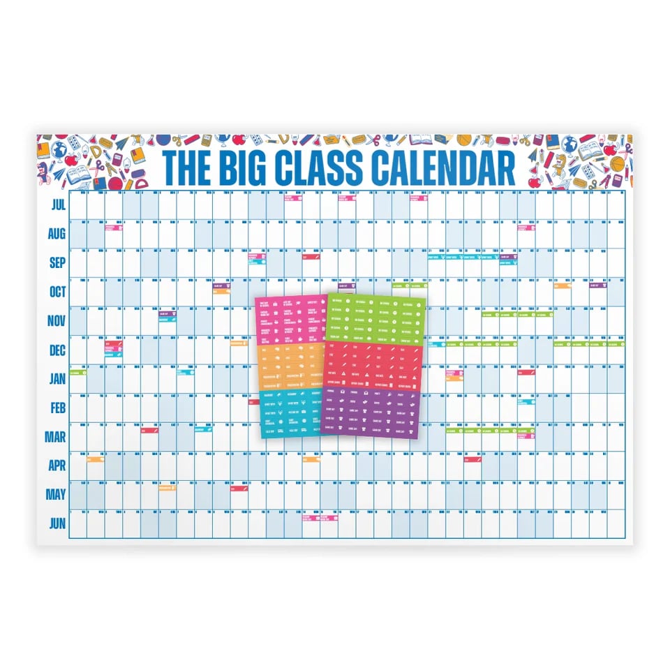 📚 Back-to-School Sale📅The Big Class Calendar - Academic Year 2026-2027