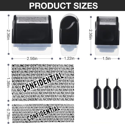 Privacy Protection Security Roller Stamp — Address & Billing Info Blocker, Home & Office Mailing Essentials 100m Long-Lasting Roll