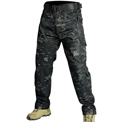 Men's Solid Color Tactical Work Pants