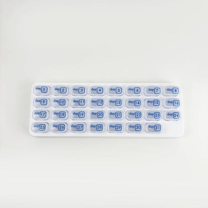 31-Day Detachable Monthly Pill Organizer