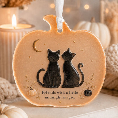 🎃 Spooky Friendship Pumpkin Ornament