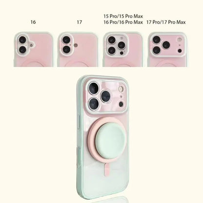TYIIPLUS™ Magnetic Gradient Phone Case with Liquid Stand for iPhone