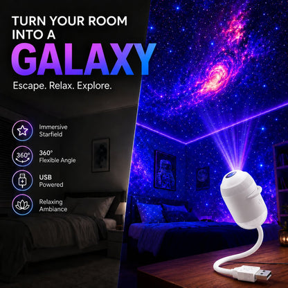 ✨ Plug-and-Play HD Star Projector