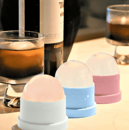 🧊 3-Pack Ice Ball Maker Moulds - For Whiskey, Cocktails, Bourbon