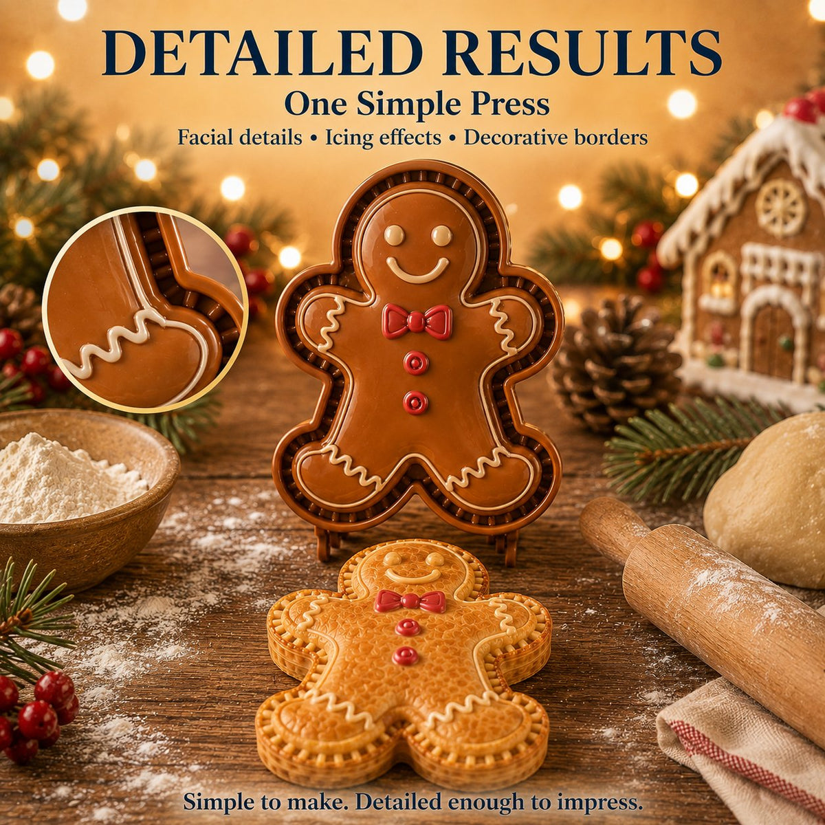 🎄 Christmas Mini Pie Mold Collection | 8 Designs