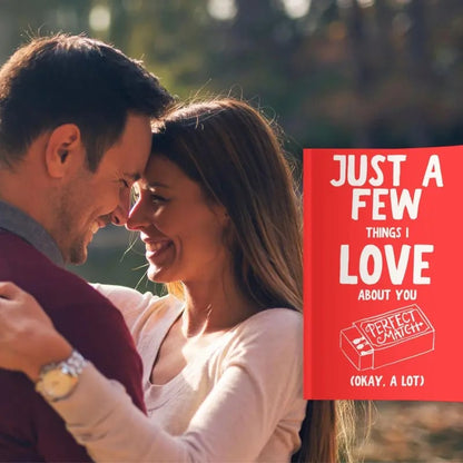 Just A Few Things I Love About You (Okay, A Lot) Romantic Couples Fill-In-The-Blank Gift Book.
