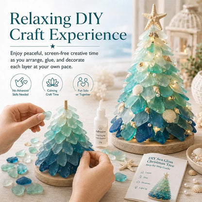 🌊✨ DIY 3D Sea Glass Art Kit – Beginner-Friendly, No Experience Needed | Coastal & Christmas Collection