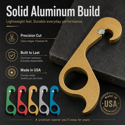 One-Handed Magnetic Bottle Opener