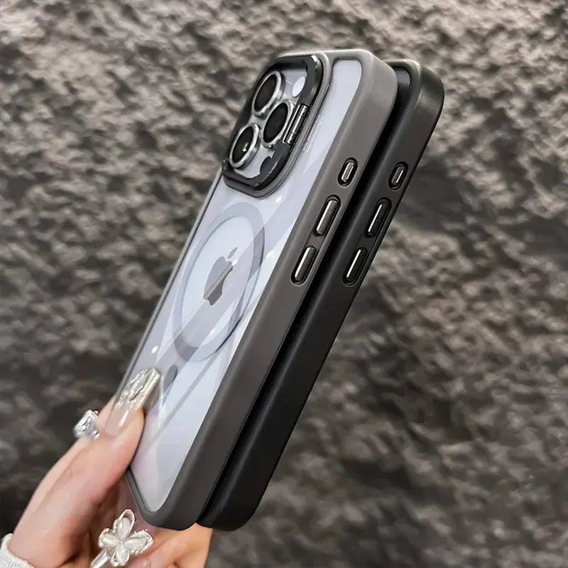 TYIIPLUS™ Magnetic Phone Case with Camera Protection & Built-In Stand
