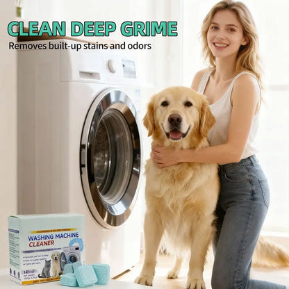 Washing Machine Cleaner Descaler - Deep Cleaning Tablets For HE Front Loader & Top Load Washer