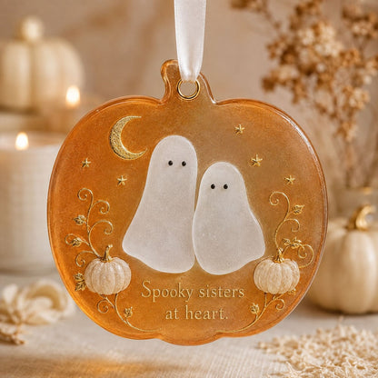 🎃 Spooky Friendship Pumpkin Ornament