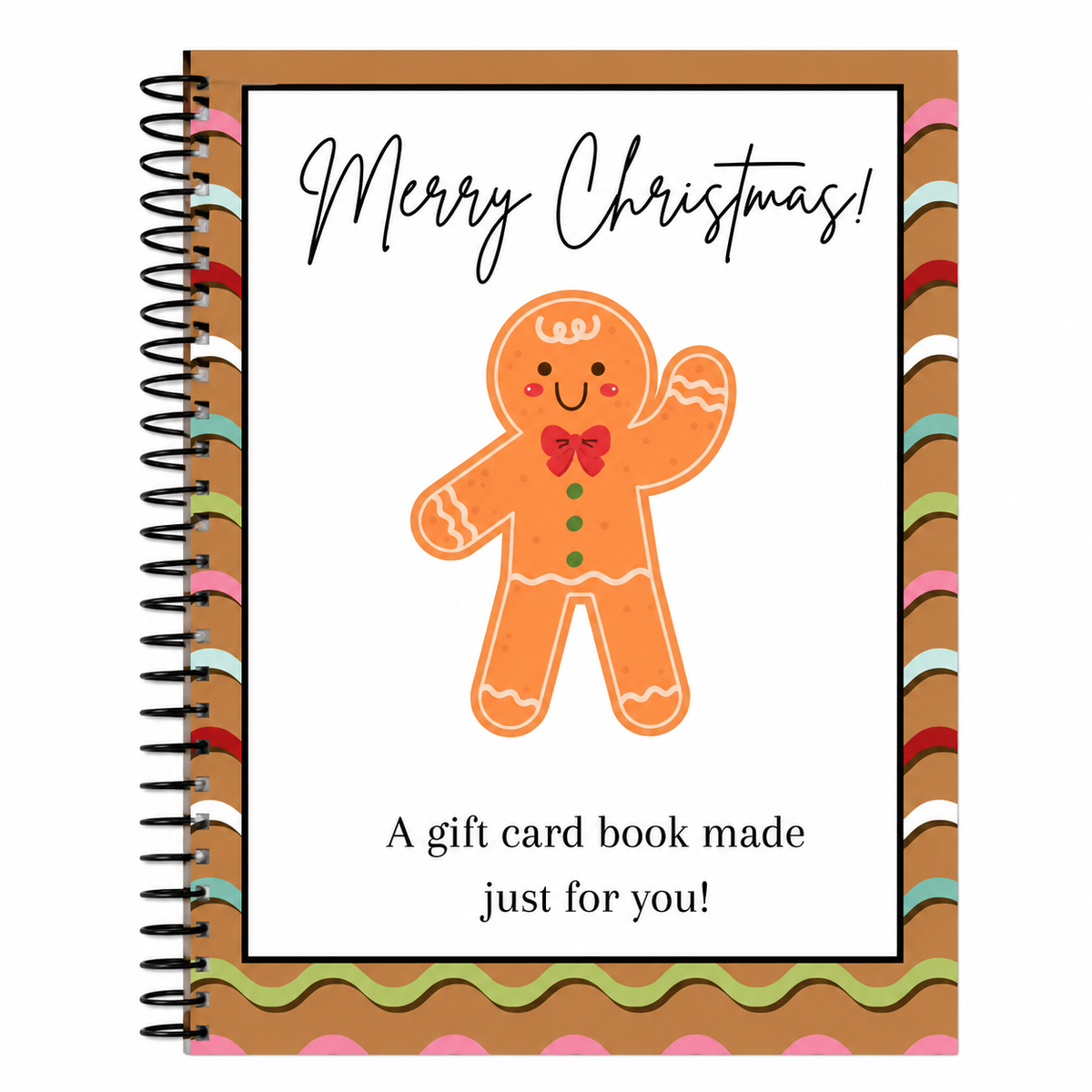 🔥🎁Ready for Christmas!🎅Christmas Gift Card Booklet -👍DIY Spiral-Bound Christmas Gift Card Holder Book