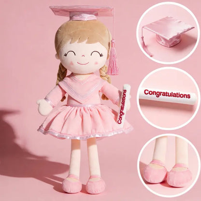 🎓 Gloveleya Class of 2026 Graduation Doll – 16” Soft Plush Keepsake Gift with Gift Bag