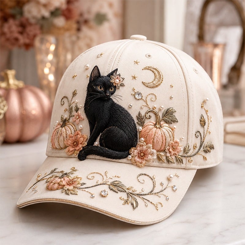 🧙‍♀️✨3D Halloween Embroidery Cap