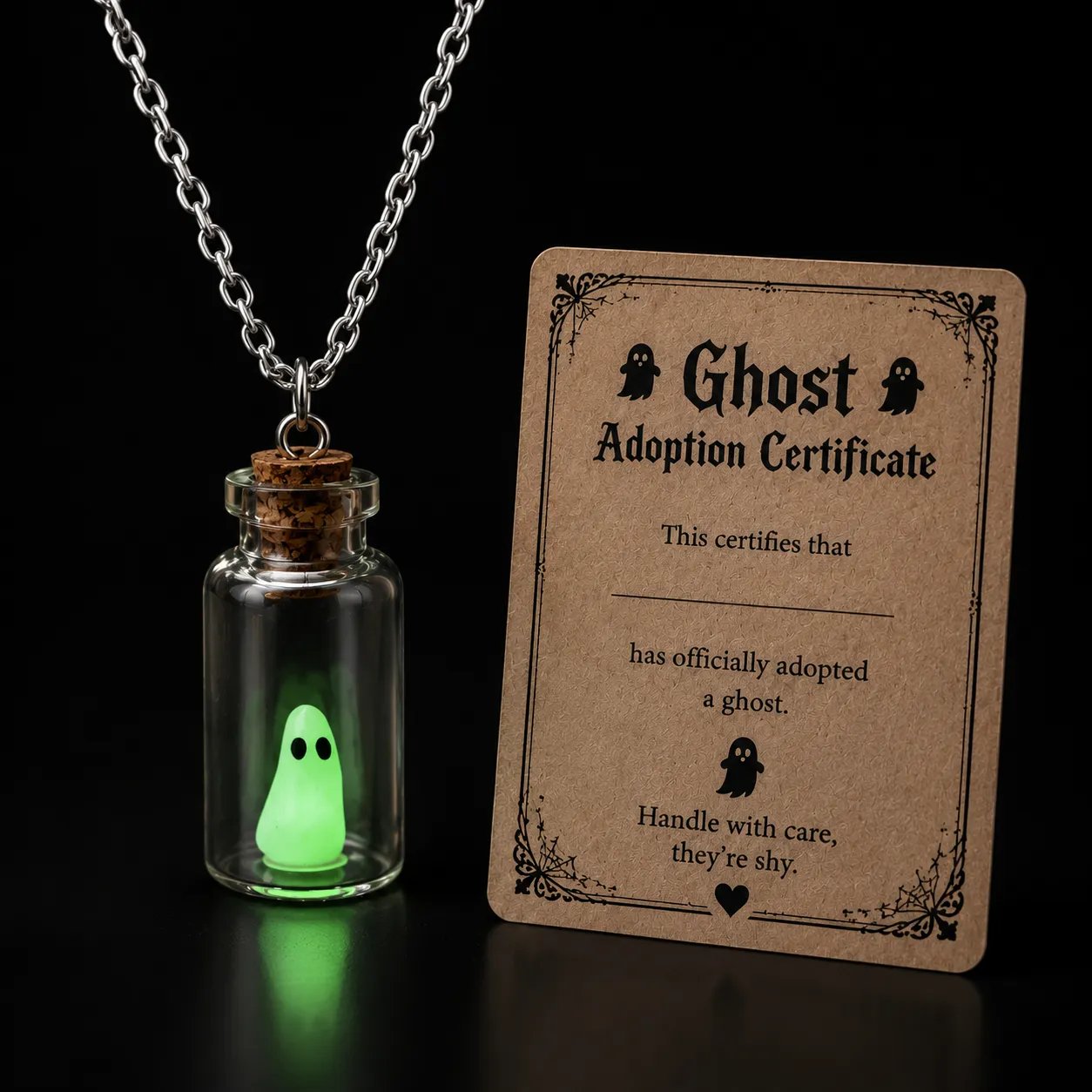 Ghost Adoption Necklace