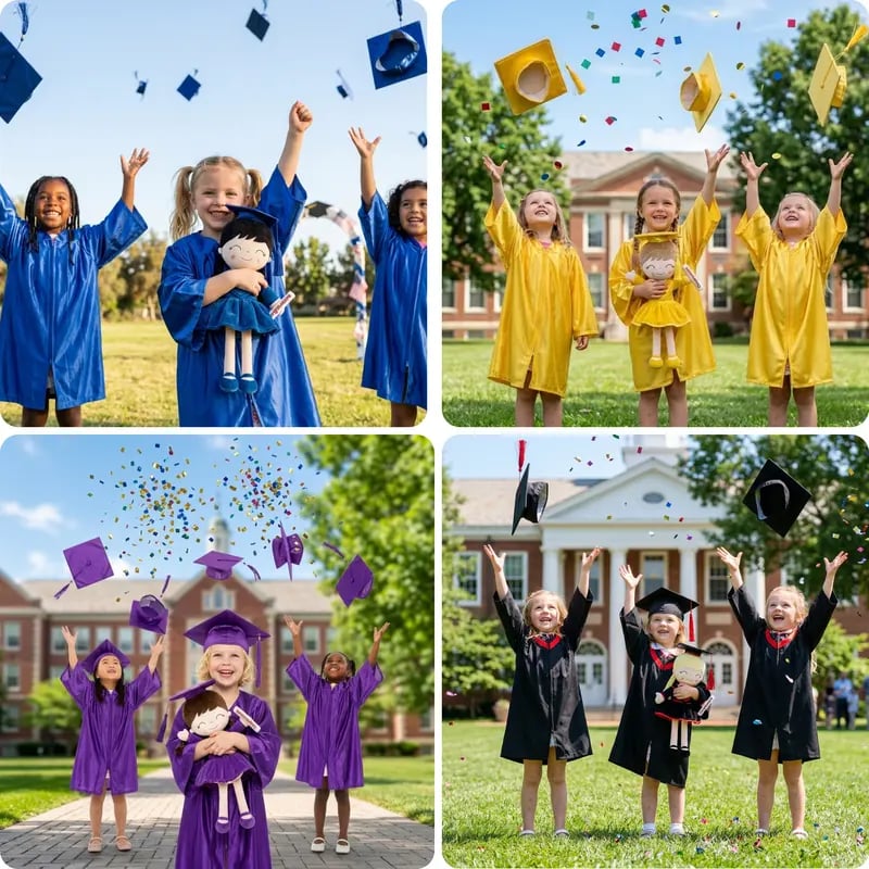 🎓 Gloveleya Class of 2026 Graduation Doll – 16” Soft Plush Keepsake Gift with Gift Bag