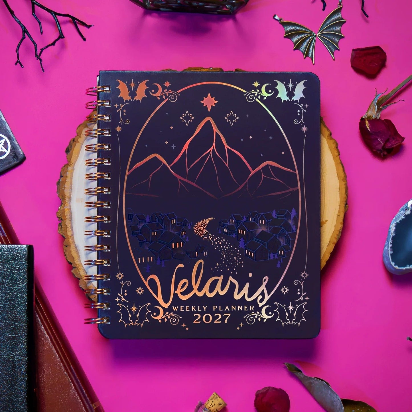 🌙 A Court of Thorns and Roses: Velaris 2027 Weekly Planner ✨ Fantasy Organizer