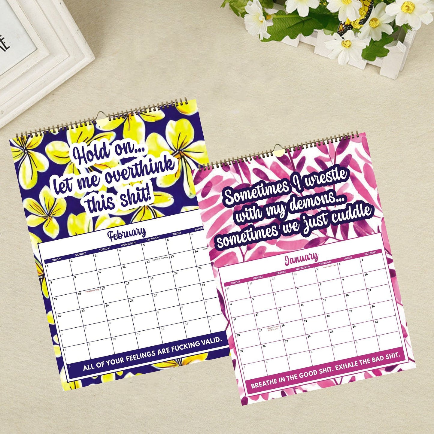 2027 Sweary Mental Health Calendar