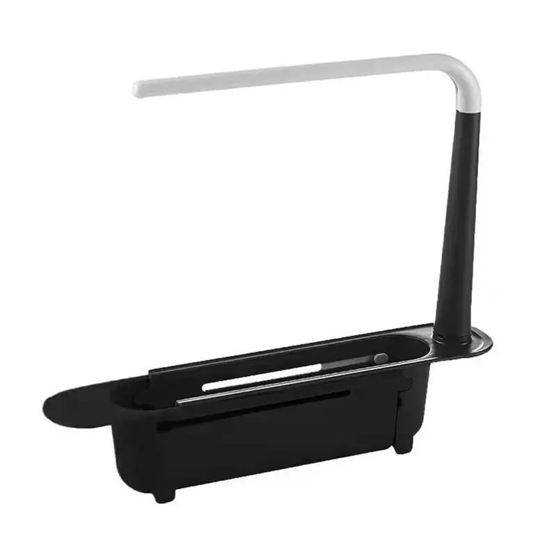 TYIIPLUS™ Retractable Sink Organizer – Adjustable Telescopic Kitchen Sink Caddy with Towel Holder