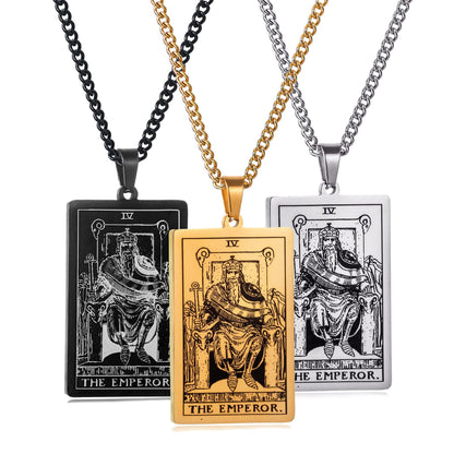🔮 Mystical Tarot Card Pendant Necklace