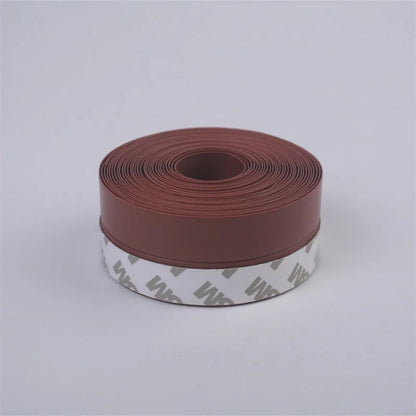 16.4 ft Door Weather Stripping | Adhesive Draft Stopper Seal Strip for Doors, Windows & Shower Doors