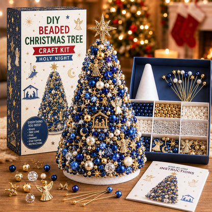 🎄✨ DIY Beaded Christmas Tree Craft Kit