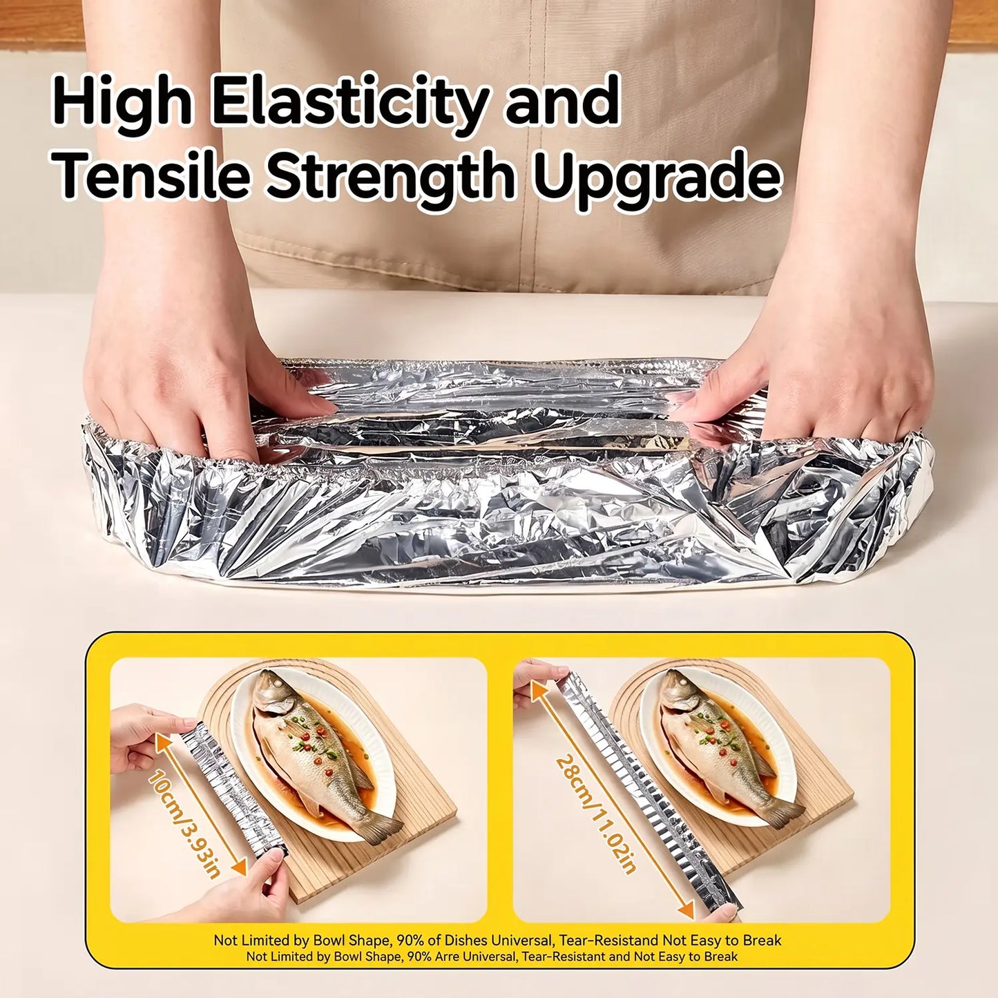 Reusable Foil Food Covers – Airtight Freshness & Bug Protection