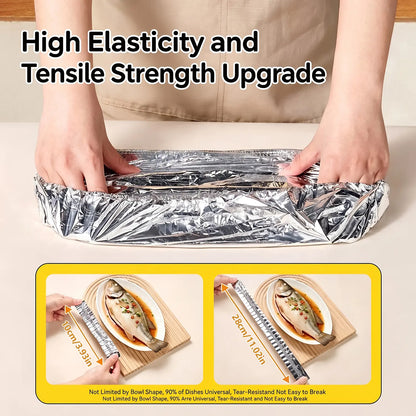 Reusable Foil Food Covers – Airtight Freshness & Bug Protection