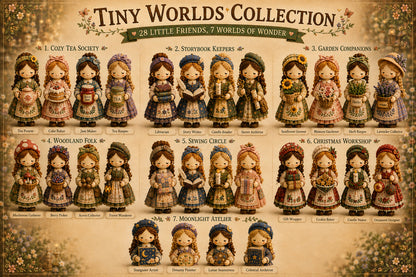 🧵 Tiny Worlds Collection – Patchwork DIY Kit Series