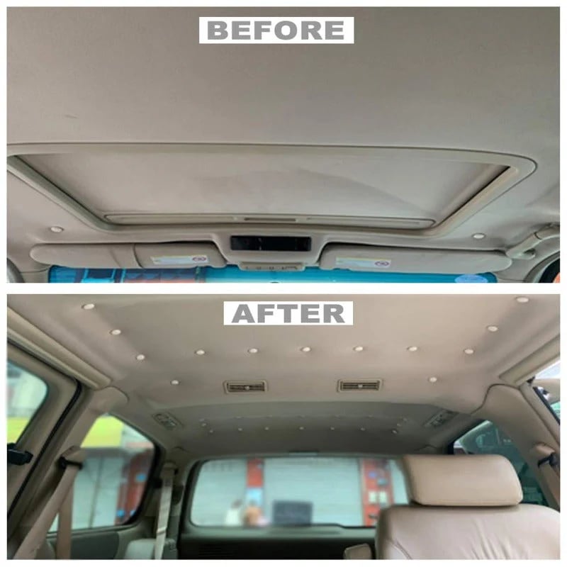 TYIIPLUS™ Car Roof Headliner Repair Clips – Fabric-Covered Retainer Buttons for Sagging Auto Ceiling Liner