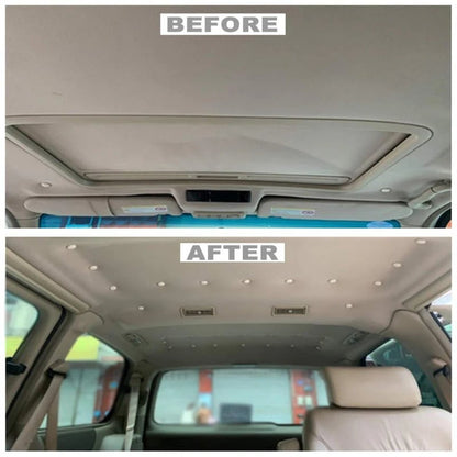 TYIIPLUS™ Car Roof Headliner Repair Clips – Fabric-Covered Retainer Buttons for Sagging Auto Ceiling Liner