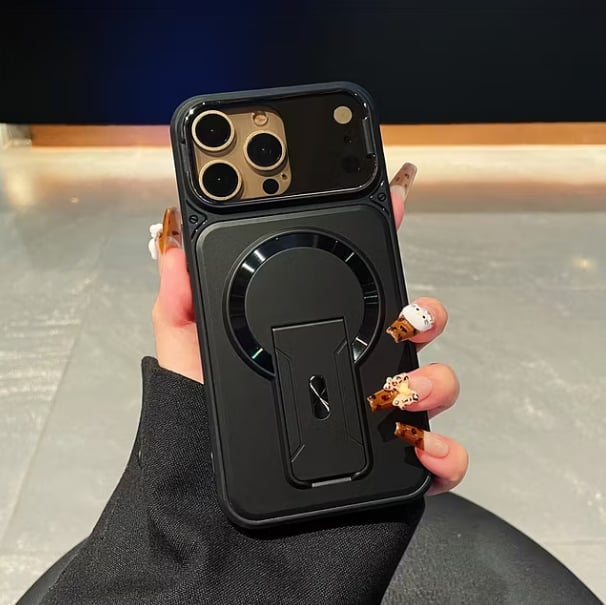 Multifunctional Lens Protection Case with Invisible Stand & Camera Protection