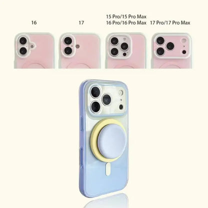 TYIIPLUS™ Magnetic Gradient Phone Case with Liquid Stand for iPhone