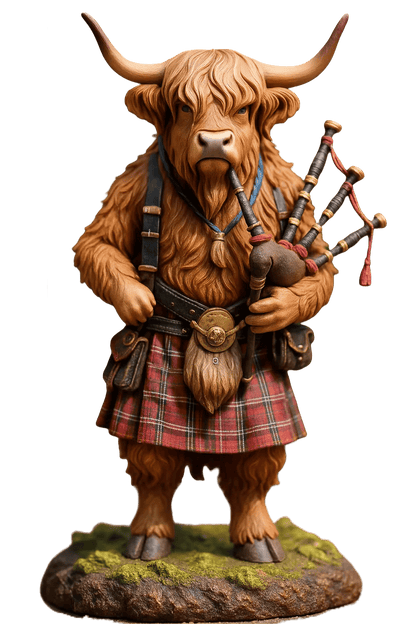 Highland Cow Advent Calendar 2026 – 24-Day Christmas Countdown with Cute Highland Cow Figurines