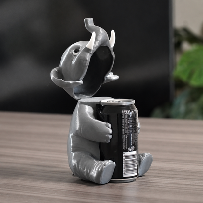 Fun Animal Can Cover | 3D-Printed Drink Can Dust Cover for Soda Cans, Parties, Camping & Fun Gifts