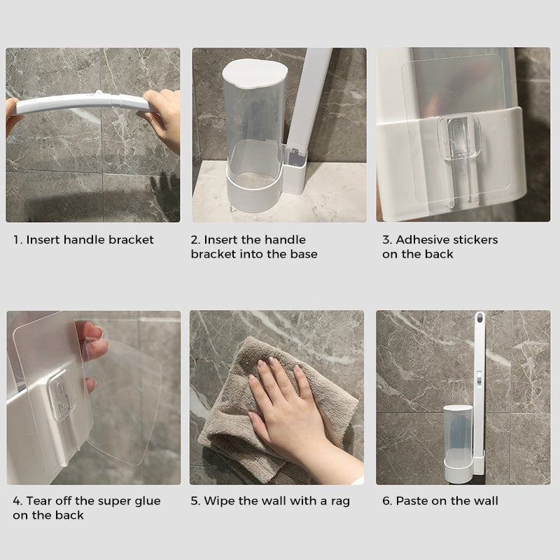 🚽💦Hands-Free Cleaning Gadget🧽Disposable toilet cleaning tool
