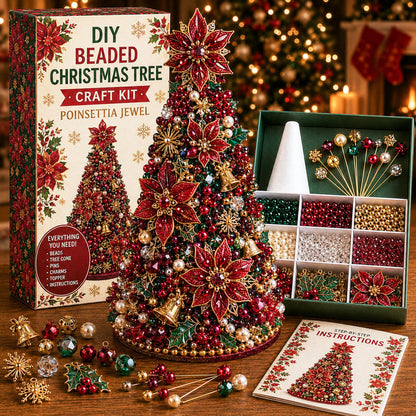 🎄✨ DIY Beaded Christmas Tree Craft Kit
