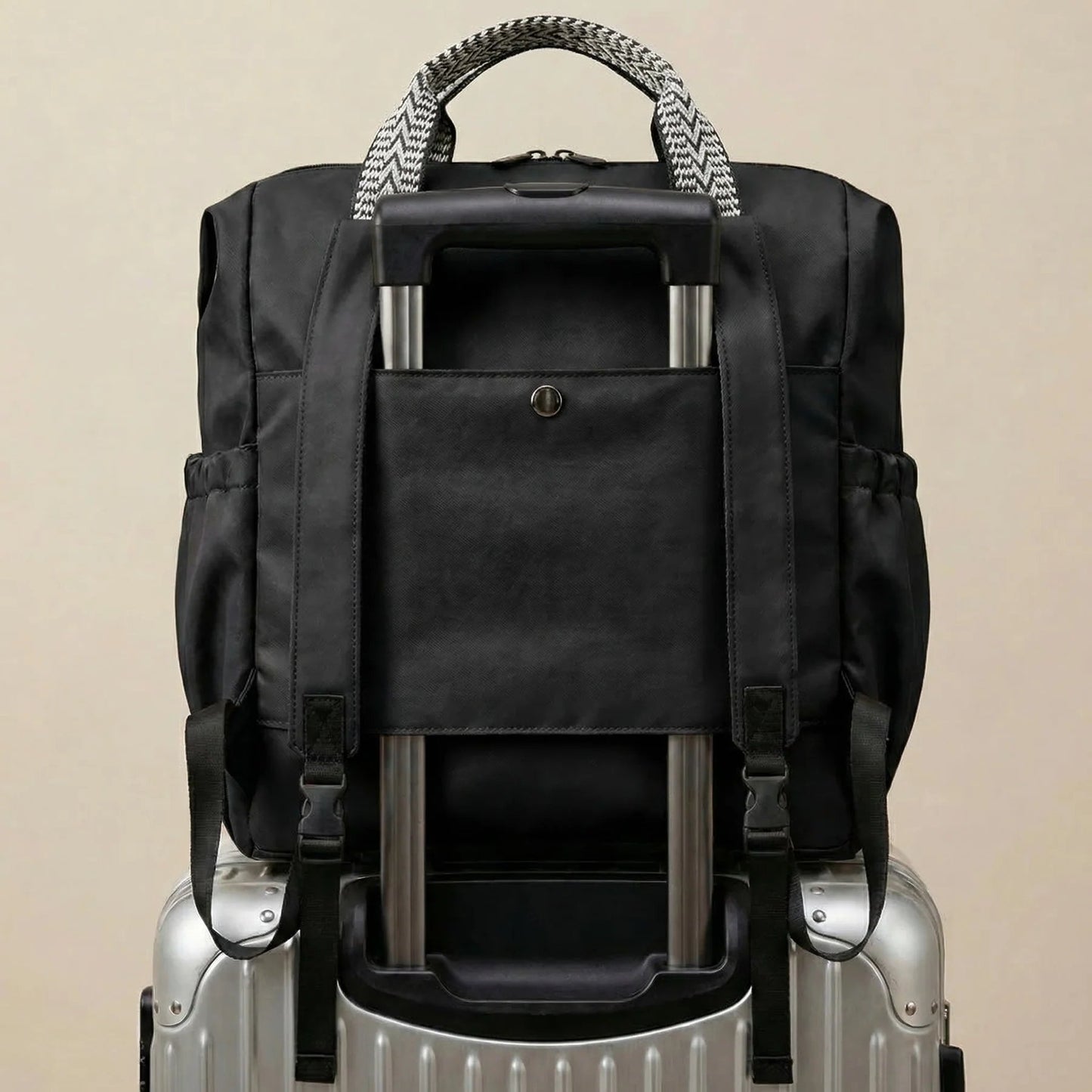 👜3-in-1 Convertible Backpack with 15 Pockets, Multifunctional Organizer for Travel & Daily Commute