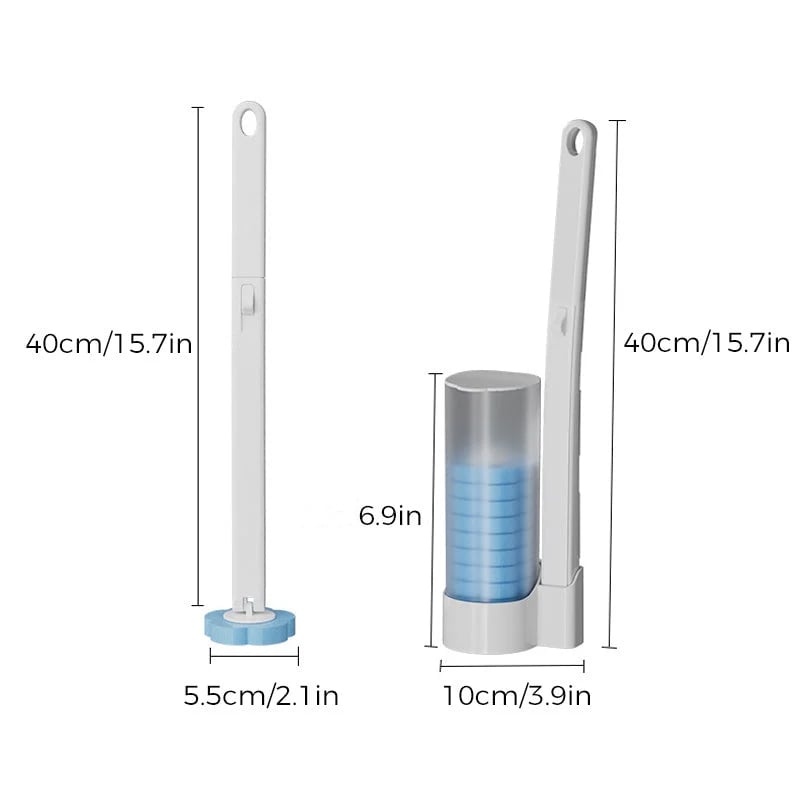 🚽💦Hands-Free Cleaning Gadget🧽Disposable toilet cleaning tool