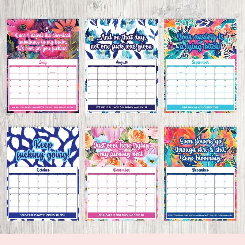2027 Sweary Mental Health Calendar
