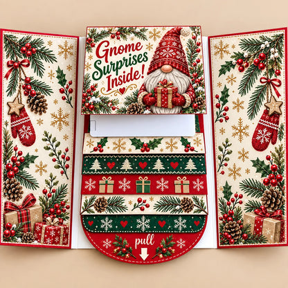 🎅🎁 New 2026 Waterfall Christmas Gift Card Booklet